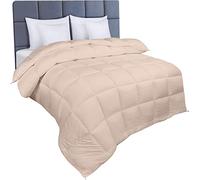 Utopia Bedding Duvet Double,10.5 Tog coverless Duvet with Corner Tabs, Box Stitched Quilt (Double, Beige)