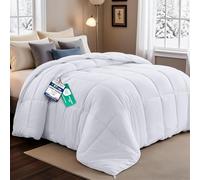 Utopia Bedding Duvet For All Season, 7.5 Tog King Size Duvet with Corner Tabs - Microfiber Soft - Box Stitched Down Alternative Quilt (King, White)