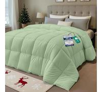 Utopia Bedding Duvet King, 10.5 Tog coverless Duvet with Corner Tabs, Box Stitched Quilt (King, Sage Green) (Pack of 3)