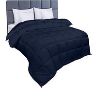 Utopia Bedding Duvet Single,10.5 Tog Coverless Duvet With Corner Tabs, Box Stitched Quilt (Single, Navy)
