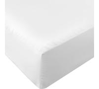 Utopia Bedding Fitted Sheet Cal King, White - Deep Pocket 14 inch (35 cm) - Easy Care - Soft Brushed Microfibre Fabric - Shrinkage and Fade Resistant - Bottom Sheet