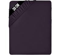 Utopia Bedding Fitted Sheet Super King, Purple | Soft Brushed Microfibre Fabric, Shrinkage and Fade Resistant, Oeko-Tex Certified, Bottom Sheet, Kids Fitted Sheet