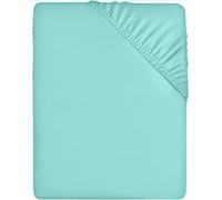 Utopia Bedding Fitted Sheet Super King, Spa Blue - Deep Pocket 14 inch (35 cm) - Easy Care - Soft Brushed Microfibre Fabric - Shrinkage and Fade Resistant - Bottom Sheet