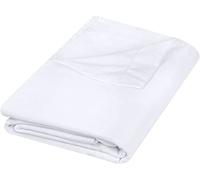 Utopia Bedding Flat Sheet (Queen, White) Brushed Velvety Microfiber, Breathable, Extra Soft & Comfortable - Wrinkle, Fade, Stain & Abrasion Resistant - Hotel Quality Extremely Durable