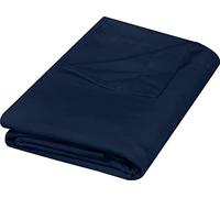Utopia Bedding Flat Sheet - Soft Brushed Microfiber Fabric - Shrink & Color Resistant Top Sheet - Easy Care - 1 Flat Sheet Only (King, Navy Blue)