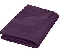 Utopia Bedding Flat Sheet - Soft Brushed Microfiber Fabric - Shrinkage & Fade Resistant Top Sheet - Easy Care - 1 Flat Sheet Only (Queen, Purple)