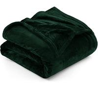 Utopia Bedding Fleece King Blanket, Soft, Cosy 300 GSM Fluffy Blankets For Sofas, Bed, Couches [Forest Green, 259x228 cm]