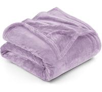 Utopia Bedding Fleece King Blanket, Soft, Cosy 300 GSM Fluffy Blankets For Sofas, Bed, Couches [Lilac, 259x228 cm]