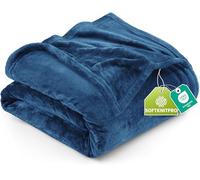 Utopia Bedding Fleece King Blanket, Soft, Cosy 300 GSM Fluffy Blankets For Sofas, Bed, Couches [Royal Blue, 259x228 cm]