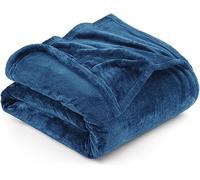 Utopia Bedding Fleece King Blanket, Soft, Cosy 300 GSM Fluffy Blankets For Sofas, Bed, Couches [Royal Blue, 259x228 cm]