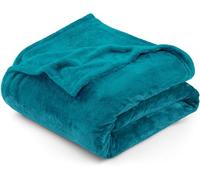Utopia Bedding Fleece Throw Blanket, Soft, Cosy 300 GSM Fluffy Blankets and Throws For Sofas, Bed, Couches [Turquoise, 270x230 cm]