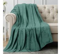 Utopia Bedding Fleece Throw Blanket, Soft, Cosy 300 GSM Fluffy Blankets and Throws For Sofas, Bed, Couches [Celadon, 152x127 cm]