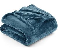 Utopia Bedding Fleece Throw Blanket, Soft, Cosy 300 GSM Fluffy Blankets and Throws For Sofas, Bed, Couches [Stone Blue, 270x230 cm]