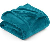 Utopia Bedding Fleece Twin Blanket, Soft, Cosy 300 GSM Fluffy Blankets For Sofas, Bed, Couches [Turquoise, 228x167 cm]
