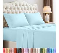 Utopia Bedding Full Bed Sheets Set - 4 Piece Bedding - Brushed Microfiber - Shrinkage and Fade Resistant - Easy Care (Full, Ice Blue)