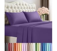 Utopia Bedding Full Bed Sheets Set - 4 Piece Bedding - Brushed Microfiber - Shrinkage and Fade Resistant - Easy Care (Full, Egg Plant)