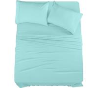 Utopia Bedding Full Bed Sheets Set - 4 Piece Bedding - Brushed Microfiber - Shrinkage and Fade Resistant - Easy Care (Full, Spa Blue)