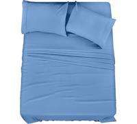Utopia Bedding Full Bed Sheets Set - 4 Piece Bedding - Brushed Microfiber - Shrinkage and Fade Resistant - Easy Care (Full, Dutch Blue)