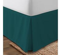 Utopia Bedding Full Bed Skirt - Soft Quadruple Pleated Ruffle - Easy Fit with 16 Inch Tailored Drop - Hotel Quality, Shrinkage and Fade Resistant (Full, Teal)