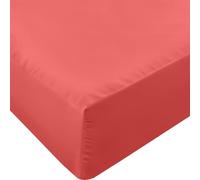 Utopia Bedding Full Fitted Sheet - Bottom Sheet - Deep Pocket - Soft Microfiber -Shrinkage and Fade Resistant-Easy Care -1 Fitted Sheet Only (Coral)