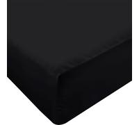 Utopia Bedding Full Fitted Sheet - Bottom Sheet - Deep Pocket - Soft Microfiber - Shrinkage and Fade Resistant - Easy Care -1 Fitted Sheet Only (Black)