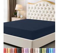 Utopia Bedding Full Fitted Sheet - Bottom Sheet - Deep Pocket - Soft Microfiber -Shrinkage and Fade Resistant-Easy Care -1 Fitted Sheet Only (Navy)