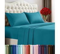 Utopia Bedding Full Sheets - 4 Piece Bedding - Brushed Microfiber - Shrinkage and Fade Resistant - Easy Care (Full, Denim Blue)