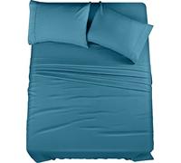 Utopia Bedding Full Sheets - 4 Piece Bedding - Brushed Microfiber - Shrinkage and Fade Resistant - Easy Care (Full, Denim Blue)