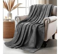Utopia Bedding Grey Fleece Blanket Throw Size Lightweight Fuzzy Soft Anti-Static Microfiber Bed Blanket (60x50 Inch)