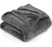 Utopia Bedding Grey Fleece Blanket [Twin XL - 228 x 193 cm] Soft Cosy fluffy 300 GSM Blankets for Bed, Sofa & Couches