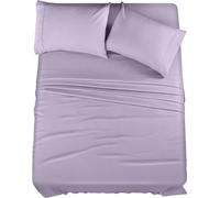 Utopia Bedding King Bed Sheets Set - 4 Piece Bedding - Brushed Microfiber - Shrinkage and Fade Resistant - Easy Care (King, Lavender)