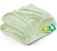 Utopia Bedding King Fleece Blanket 259x228cm 300GSM - Extra Large Soft Fluffy Versatile Luxury Decorative Throws For Sofa, Bed & Settees - Warm Breathable Cosy Gift For Men & Women, Sage Green