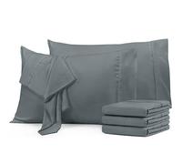 Utopia Bedding King Pillow Cases - 6 Pack - Envelope Closure - Soft Brushed Microfiber Fabric - Shrinkage and Fade Resistant Pillow Covers 20 X 40 Inches (King, Grey)