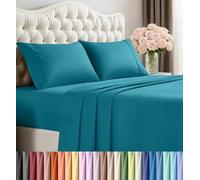 Utopia Bedding King Bed Sheets Set - 4 Piece Bedding - Brushed Microfiber - Shrinkage and Fade Resistant - Easy Care (King, Denim Blue)