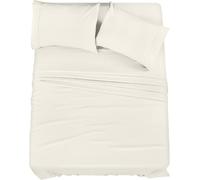 Utopia Bedding King Sheets - 4 Piece Bedding - Brushed Microfiber - Shrinkage and Fade Resistant - Easy Care (King, Ivory)