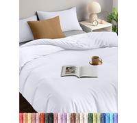 Utopia Bedding King Size Duvet Cover Set with 2 Pillowcases 50x75 cm, White