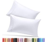 Utopia Bedding King Standard Pillow Cases - 2 Pack - Envelope Closure - Soft Brushed Microfiber Fabric - Shrinkage and Fade Resistant Pillow Covers 20 X 36 Inches (King Standard, White)