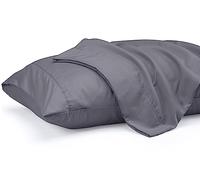Utopia Bedding King Standard Pillow Cases - 2 Pack - Envelope Closure - Soft Brushed Microfiber Fabric - Shrinkage and Fade Resistant Pillow Covers 20 X 36 Inches (King Standard, Grey)