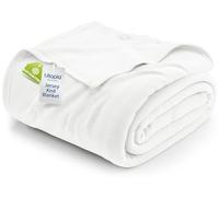Utopia Bedding Knit Blanket King Size (90x102 Inches, White) Soft Lightweight Jersey Breathable Sweatshirt Blanket for Bed,Couch & Sofa