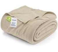 Utopia Bedding Knit Blanket Queen Size (90x90 Inches, Camel) Soft Lightweight Jersey Breathable Sweatshirt Blanket for Bed,Couch & Sofa
