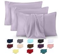 Utopia Bedding - Pillow Cases 4 Pack - Standard Size 50x75 cm - 100% Brushed Microfiber Pillowcases with Envelope Closure - Wrinkle, Fade, Stain Resistant Pillow Cases - Lavender