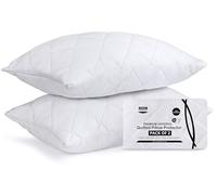 Utopia Bedding Pillow Protector 50x75 cm Quilted Zippered, Soft & Breathable Microfiber Pillowcase Protectors (White - 2 Pack - 48 Pcs)