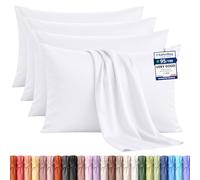 Utopia Bedding Pillowcases 4 Pack, Standard 50x75cm, White