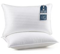 Utopia Bedding Pillows 2 Pack, (King) Polycotton Cover Hotel Quality Luxury Bed Pillow for Back, Stomach or Side Sleepers
