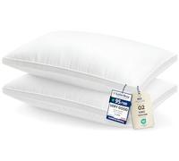 Utopia Bedding Pillows 2 Pack Super King Size, (White) Luxury Hotel Quality Pillows, Brushed Fabric, Bed Pillow for Back, Stomach or Side Sleepers - 20 x 36 inch / 50 x 90 cm