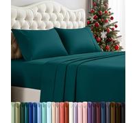 Utopia Bedding Queen Bed Sheets Set - 4 Piece Bedding - Brushed Microfiber - Shrinkage and Fade Resistant - Easy Care (Queen, Teal)