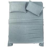 Utopia Bedding Queen Bed Sheets Set - 4 Piece Bedding - Brushed Microfiber - Shrinkage and Fade Resistant - Easy Care (Queen, Heather Grey)