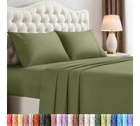 Utopia Bedding Queen Bed Sheets Set - 4 Piece Bedding - Brushed Microfiber - Shrinkage and Fade Resistant - Easy Care (Queen, Olive)