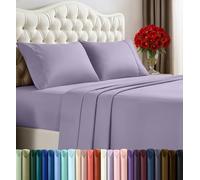Utopia Bedding Queen Bed Sheets Set - 4 Piece Bedding - Brushed Microfiber - Shrinkage and Fade Resistant - Easy Care (Queen, Lavender)