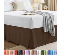 Utopia Bedding Queen Bed Skirt - Soft Quadruple Pleated Ruffle - Easy Fit with 16 Inch Tailored Drop - Hotel Quality, Shrinkage and Fade Resistant (Queen, Beige)